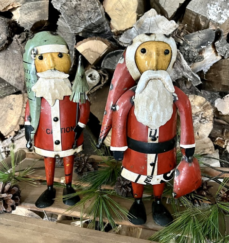 FATHER CHRISTMAS(LEFT) & MR. CLAUSE(RIGHT)